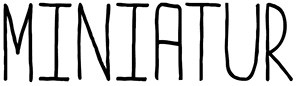 logotipo miniatur